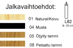 Amelie samettisohva divaanilla, Eukalyptus