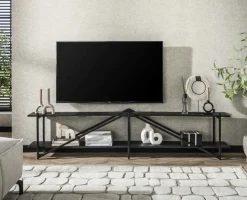 Amsterdam Piega TV-taso 220cm, tummanharmaa