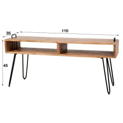 Amsterdam tv-taso 110cm, Akaasiapuu