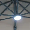 Aurinkovarjon LED-valo kaukosäätimellä