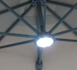 Aurinkovarjon LED-valo kaukosäätimellä