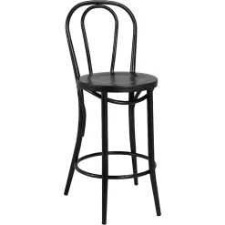 Bistro Metal baarituoli, musta