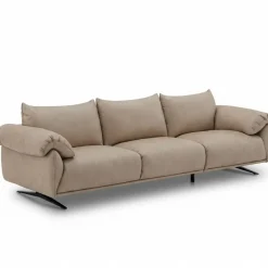Campo de' Fiori Leonardo sohvakalusto 4+3, vaalea nahka