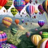 Canvastaulu 100 x 140 x 4 cm Balloonland 1