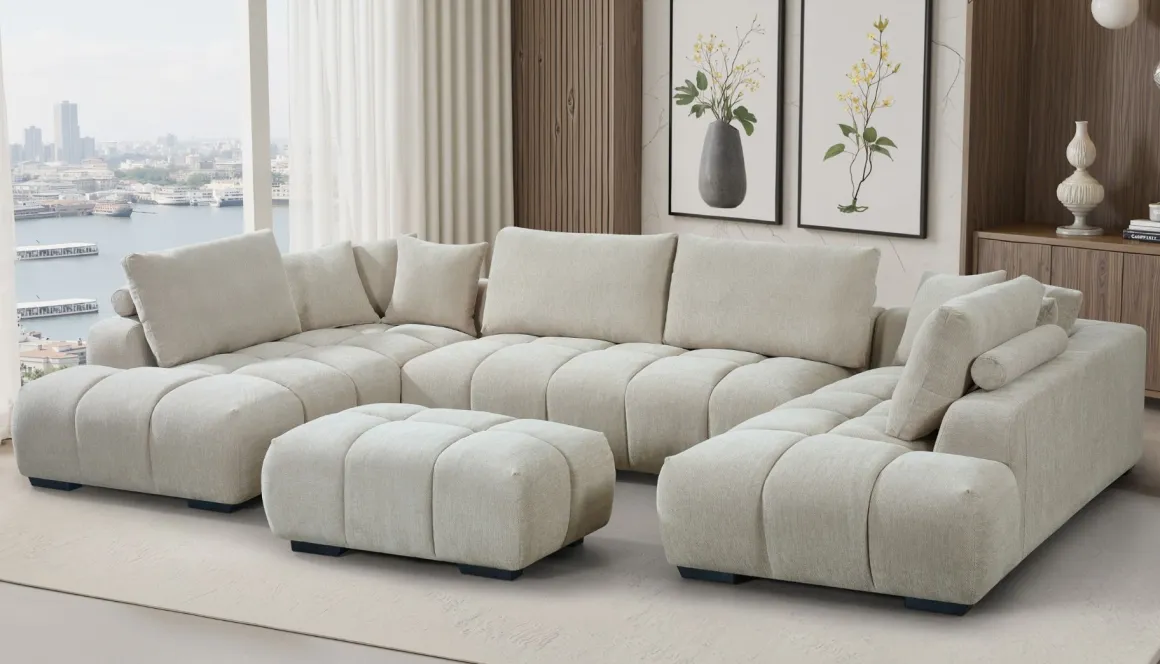 Dumbo U-kulmasohva beige