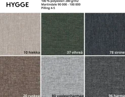 Easy vuodesohva, eri värejä