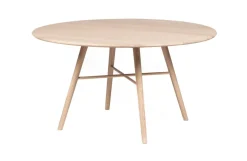 Hans K San Marco pöytä, pyöreä 140cm, valkoöljytty tammi