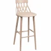 Hans K Y5-baarituoli, 78cm valkoöljytty tammi