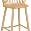 Hans K ZigZag baari nojatuoli 63cm, valkoöljytty tammi