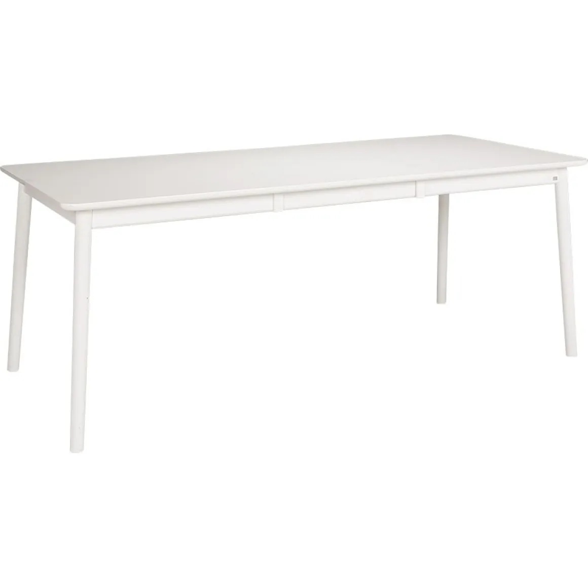 Hans K ZigZag ruokapöytä 140cm, valkoinen