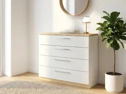 Havi lipasto 4-laatikolla 90cm, eri värejä