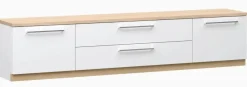 Havi TV-taso 180cm 2-ovella ja 2-laatikolla, eri värejä