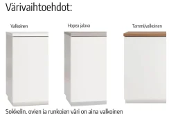 Hiipakka Anton 150cm senkki, ovi+3 laatikkoa
