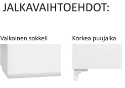 Hiipakka Anton lipasto 50cm, laatikoilla