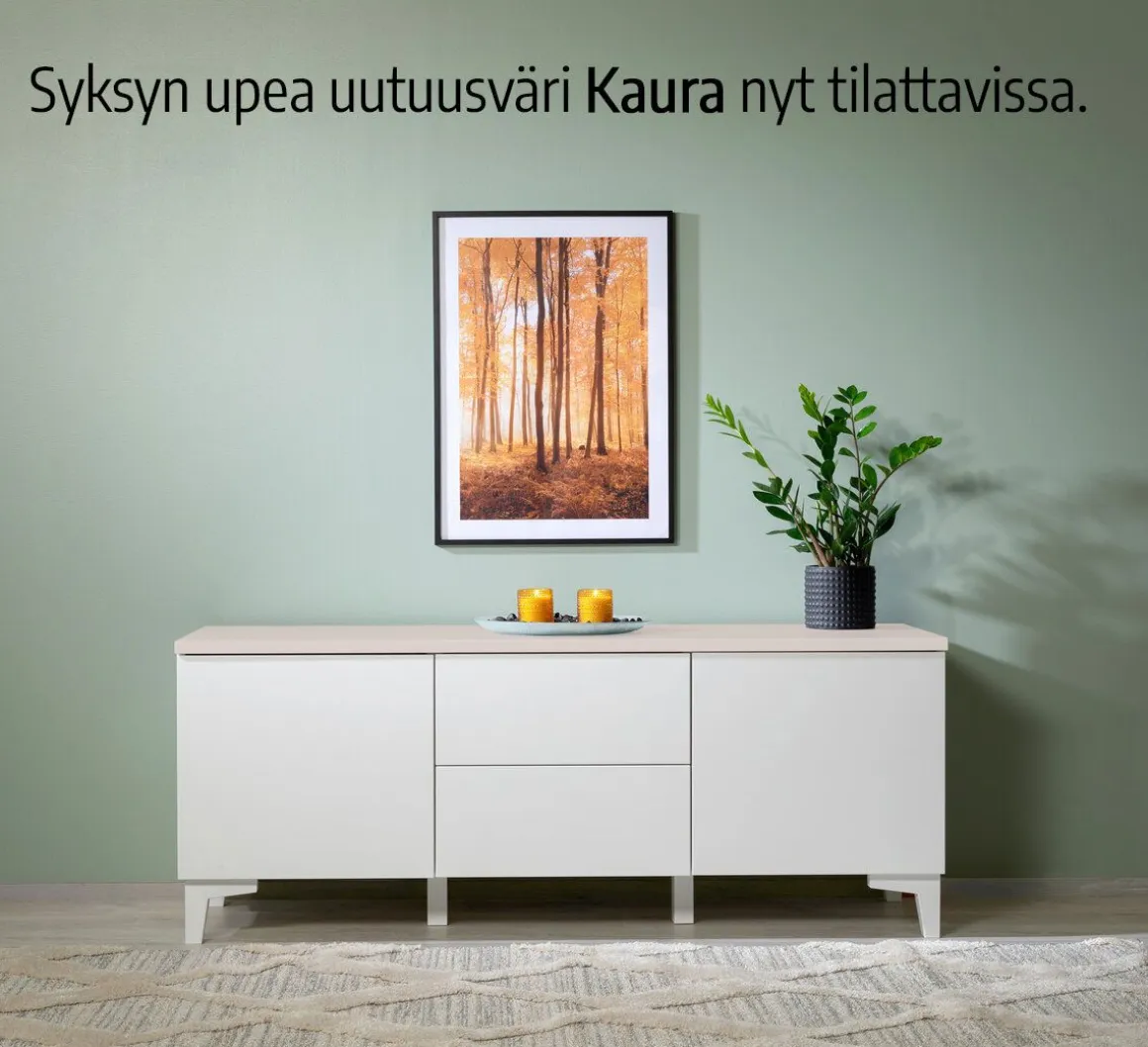 Hiipakka Anton TV-taso 150cm, lasiovilla
