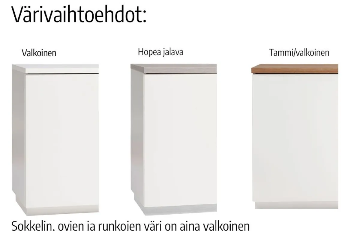 Hiipakka Anton TV-taso 150cm umpi+ 2 avohyllyä