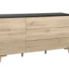 Hiipakka Niklas senkki 150 cm, umpiovella ja leveillä laatikoilla