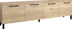 Hiipakka Solo TV-taso ovilla 220cm, tammi