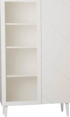 Hiipakka Vilja korkea kaappi maitolasi, valkoinen