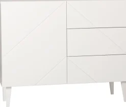Hiipakka Vilja lipasto ovi + 3laat. 100cm, valkoinen