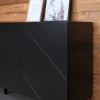 Hiipakka Vilja senkki 200cm laatikoilla ja ovilla, musta