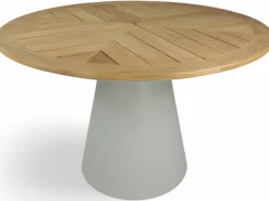 Hugo pyöreä terassipöytä 120 cm, tiikkiä