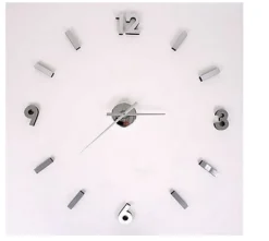 Interstil Sticker clock seinäkello