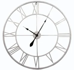 Iron-seinäkello 82 cm harmaa