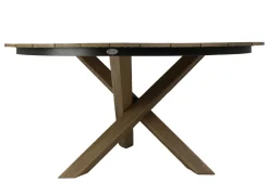 Java pyöreä terassipöytä 150 cm polyrottinkituoleilla