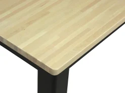 Kanerva ruokapöytä 220x100, musta/koivu