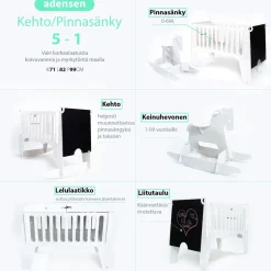 Koivupuu kehto + keinuhevonen, kampanja