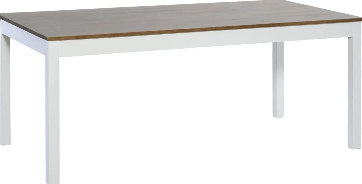Koivu ruokaryhmä 180x90 kuudelle, valko-pähkinä