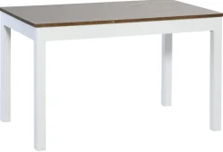 Koivu ruokaryhmä 120x75 neljälle, valko-pähkinä