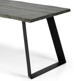 Lana pöydän metallijalat, valkoinen ja musta