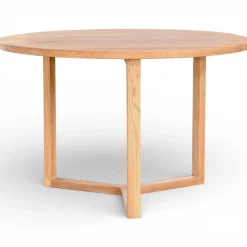 Maison pyöreä tammipöytä 140 cm, massiivitammea