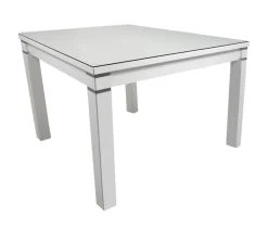 Milano ruokapöytä neliö 140x140cm, valkoinen