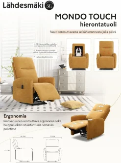 Mondo Touch hierova mekanismituoli, beige