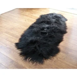 Musta lampaantalja, Icelandic x2, erikoispitkä, pitkä karva