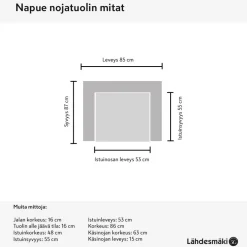 Napue nojatuoli beige