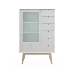 Notte vitriini 79cm, valkoinen