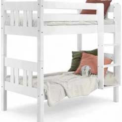 Nukkumatti pieni kerrossänky 70x165, valkoinen