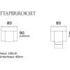 PK Furniture Togo Kick reclinertuoli, nahkaa