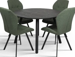 Pouta pyöreä ruokapöytä musta 115cm