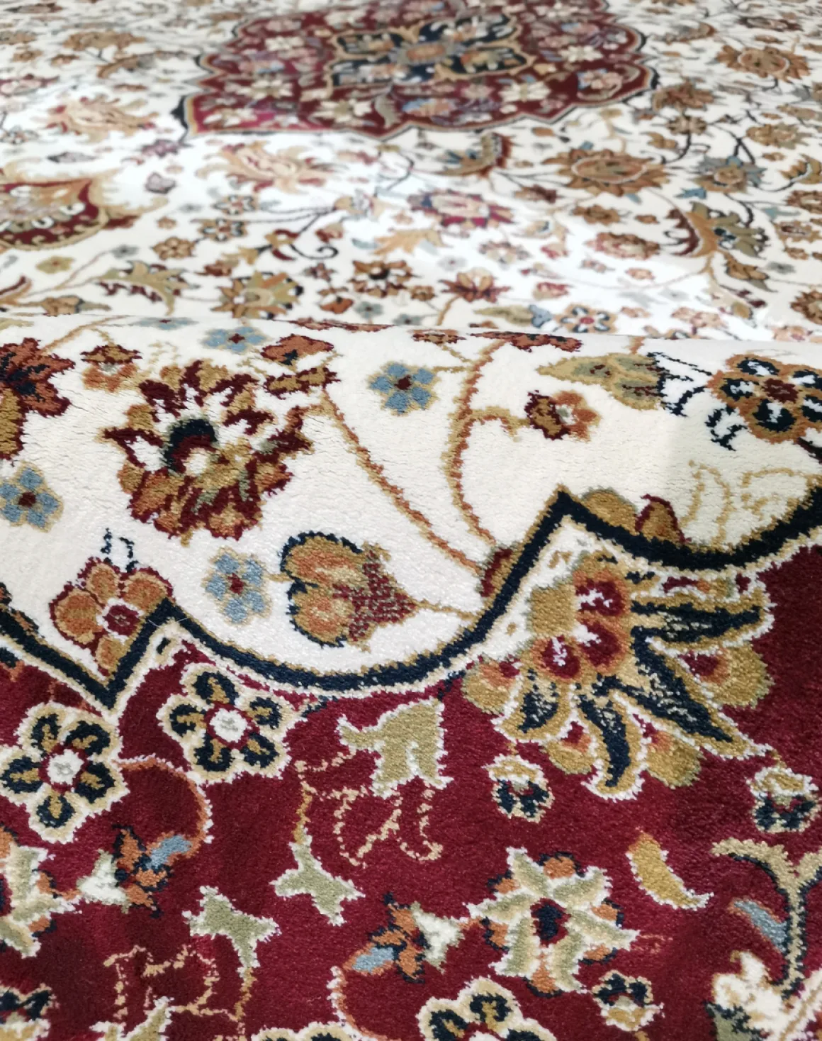 Ritz plyysimatto Medaljonki punainen , 160x235cm
