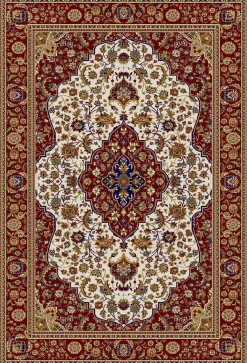 Ritz plyysimatto Medaljonki punainen , 160x235cm