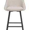 Rowico Alison baarijakkara beige, mustat metallijalat