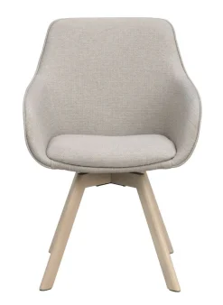 Rowico Alison nojatuoli, beige/valkopesty tammi