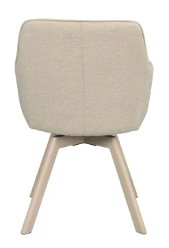 Rowico Alison nojatuoli vaalea beige, valkopesty tammi jalka