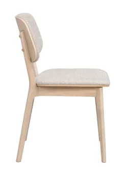 Rowico Barrett tuoli, valkopesty tammi/beige