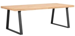 Rowico Brooklyn Ruokapöytä 220x95cm, tammi/musta